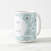Mug Gardez-le simple (Devant droit)