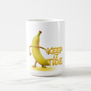 Mug Gardez-le Tide – Typographie drôle de banane Minim