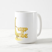 Mug Gardez-le Tide – Typographie drôle de banane Minim (Devant droit)