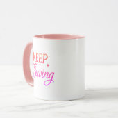 Mug Gardez l'Éclat - Esthétique Douce (Devant gauche)