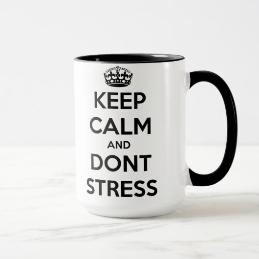 Mug Gardez l'effort Calme-Don't (Droite)