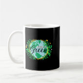 Mug Gardez l'environnement vert _ journee de la planet (Gauche)
