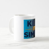 Mug Gardez les Choses Simples (Devant gauche)