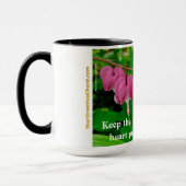 Mug Gardez Les Intentions De Votre Coeur Pur Et Ciblé (Gauche)