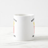 Mug Gardez Les Yeux Sur Les Fries (Centre)