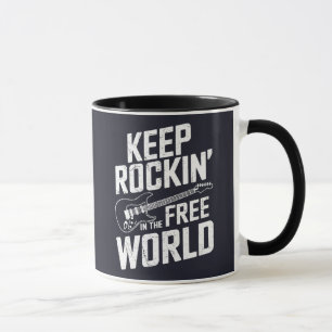Mug Gardez Rockin' Dans Le Monde Libre