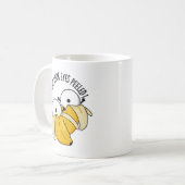 Mug Gardez Vos Yeux Peints Funny Eyeball Pun (Devant gauche)