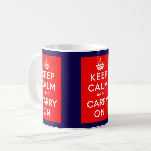 Mug Gardez votre calme (Devant gauche)