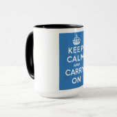 Mug Gardez votre calme et continuez (Devant gauche)