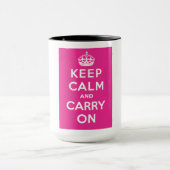 Mug Gardez votre calme et continuez (Centre)