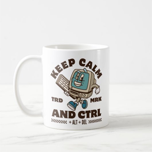 Mug Gardez votre calme et CTRL (Gauche)
