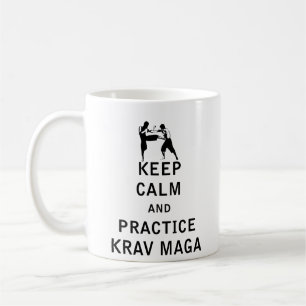 Mug Gardez votre calme et pratiquez le Krav Maga - Isr