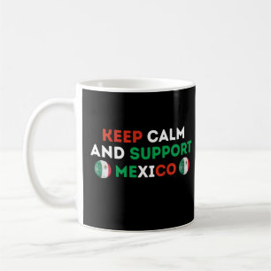 Mug Gardez votre calme et soutenez l'équipe de footbal