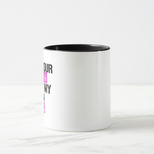 Mug Gardez votre religion hors de mes droits humains (Centre)
