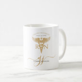 Mug Gardien de diplômes d'infirmières de la RN Gold (Devant droit)