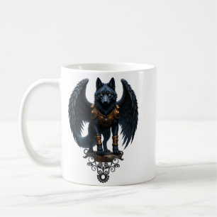 Mug Gardien de la Lune – Le Loup aux Ailes Noires