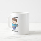 Mug Gardien Janitor Appréciation Funny Personnaliser (Devant gauche)