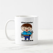 Mug Gardien Janitor Appréciation Funny Personnaliser (Gauche)