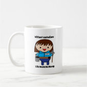 Mug Gardien Janitor Femme Drôle Personnaliser (Gauche)