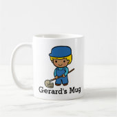 Mug Gardien mignon avec souris (Gauche)