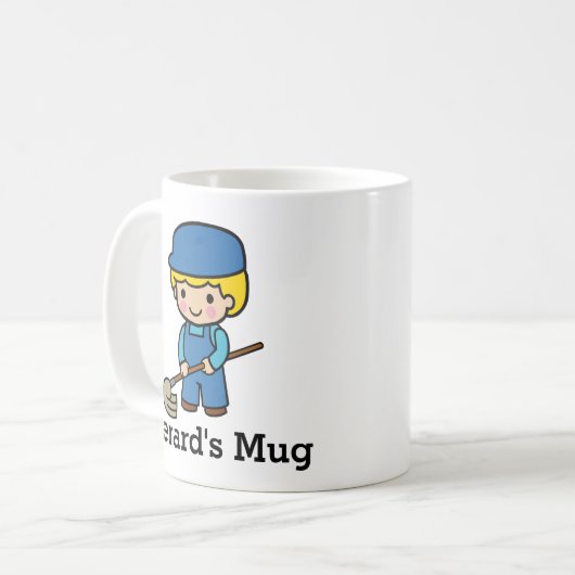 Mug Gardien mignon avec souris (Devant gauche)