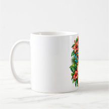 Gardien Tiki Couronne d'Hibiscus