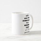 Mug Gardons la bavette à un prix minimum aujourd'hui (Devant droit)