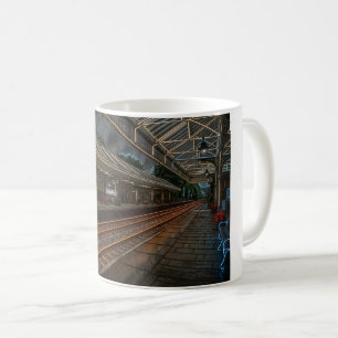 Mug Gare de Hebden Bridge Art Néon Vintage