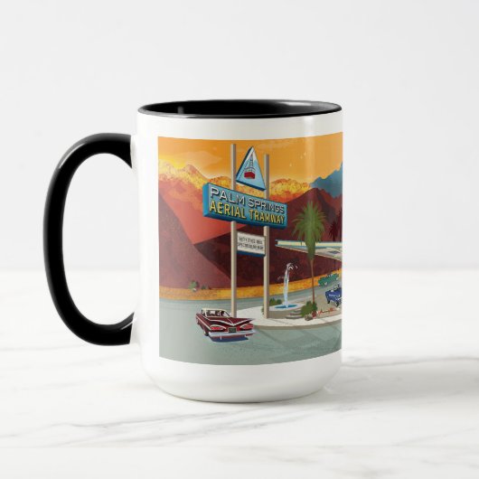 Mug Gare de Tramway Palm Springs Californie (Gauche)