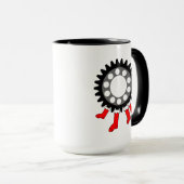 Mug Gares mécaniques de Noël (Devant droit)