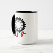 Mug Gares mécaniques de Noël (Devant gauche)