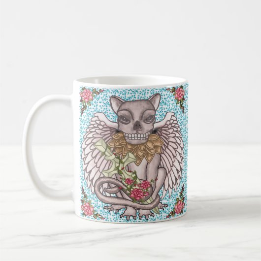 Mug Gargouille de crâne (Gauche)