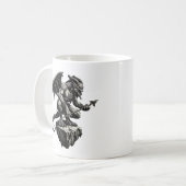 Mug Gargoyle assis sur un rocher (Devant gauche)