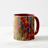 Mug Garland d'automne, les couleurs de l'automne, (Devant droit)