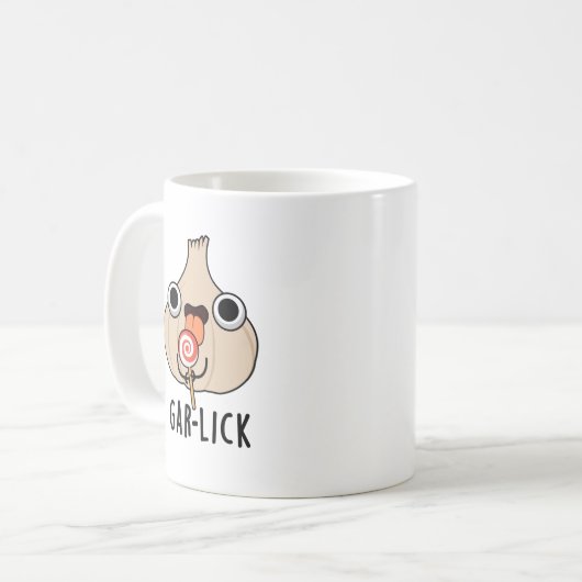 Mug Garlick Funny Garlic Herb Pun (Devant gauche)