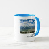 Mug Garmisch-Partenkirchen Bavaria Alpes Panorama Cade (Devant droit)