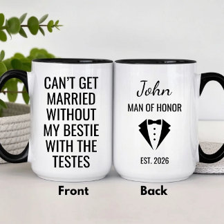 Mug Gars d'honneur personnalisé drôle