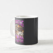 Mug Gaslighting Isn't Real Funny Cat Meme Bootleg Grap (Devant gauche)