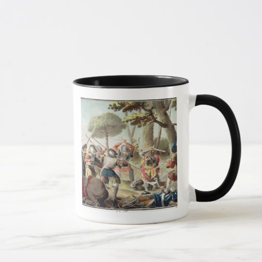 Mug Gaston de Foix (1488-1512) massacré à la bataille (Droite)