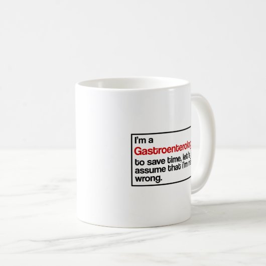 Mug Gastroentérologue (Devant droit)