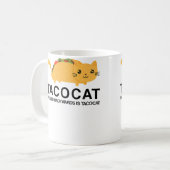 Mug Gastronome Drôle Tacocat Chat Taco (Devant gauche)