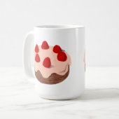Mug Gâteau à la fraise (Devant gauche)