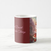 Mug Gâteau à la fraise, café et dessert (Centre)
