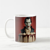 Mug Gâteau à thème Dracula Vampire (Gauche)