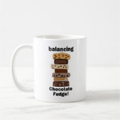 Mug Gâteau au Chocolat Fudge Équilibrant Drôle (Gauche)