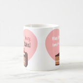 Mug Gâteau au Chocolat Mignon Citation Drôle (Centre)