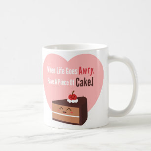 Mug Gâteau au Chocolat Mignon Citation Drôle