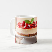 Mug Gâteau au fromage à la fraise (Devant gauche)