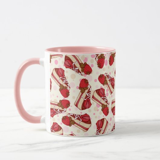 Mug Gâteau aux fraises (Gauche)
