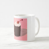 Mug Gâteau avec Cerise sur le Dessus (Devant droit)